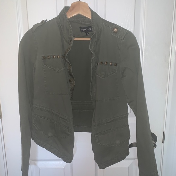 ARMY STUDDED JACKET - Picture 1 of 5